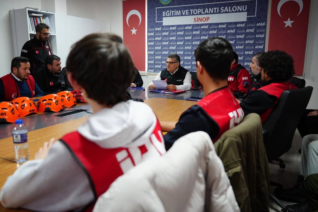 Sinop’ta afet ekipleri akreditasyona hazırlanıyor