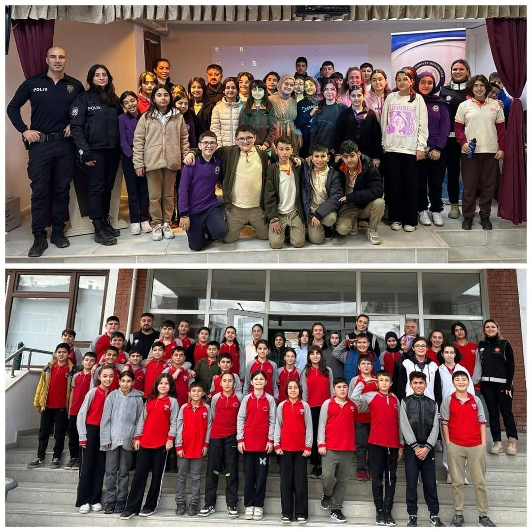 Sinop'ta öğrencilere güvenlik dersi