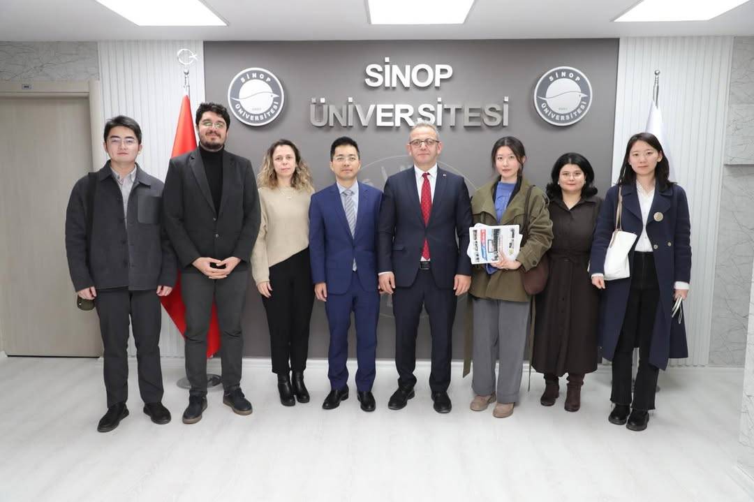 Çin Büyükelçiliği heyetinden Sinop Üniversitesine ziyaret