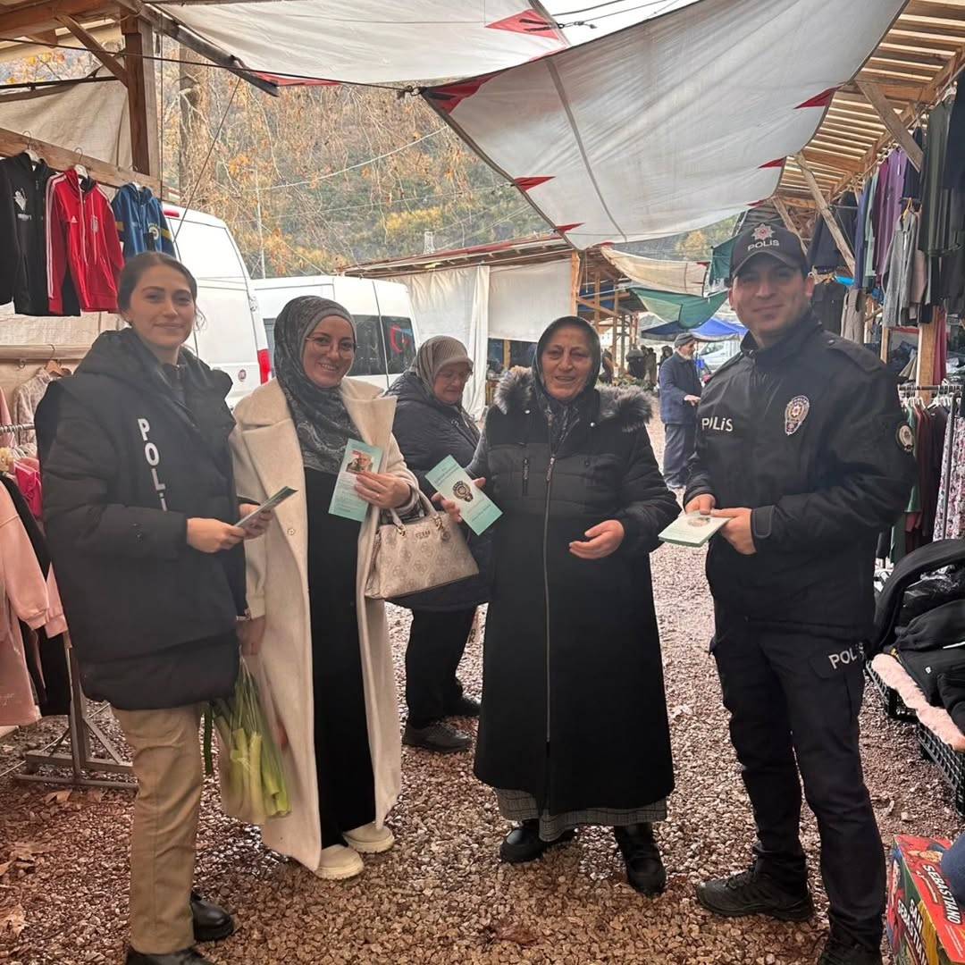 Ayancık'ta dolandırıcılara karşı 'pazar' mesaisi