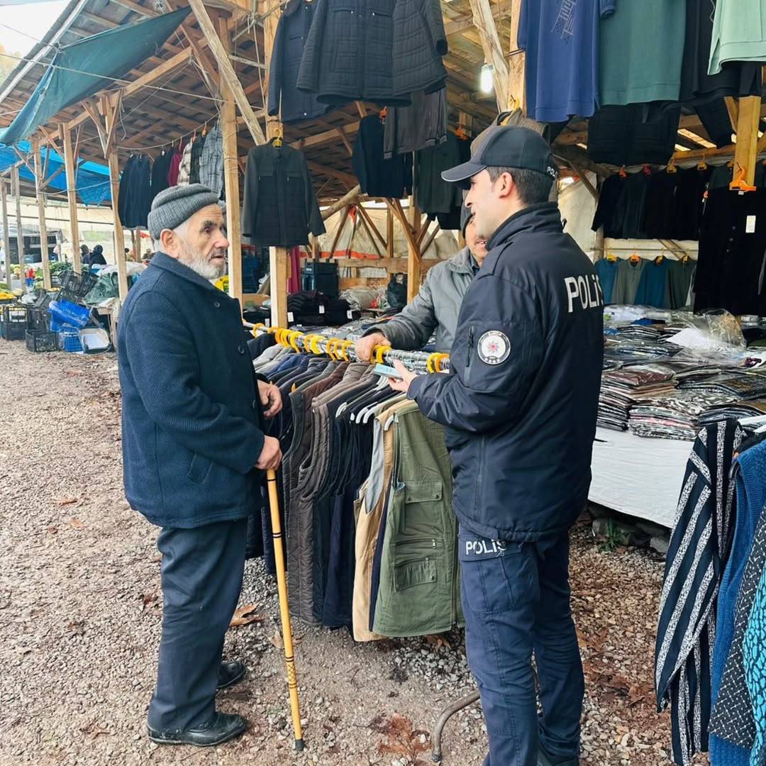 Ayancık'ta dolandırıcılara karşı 'pazar' mesaisi