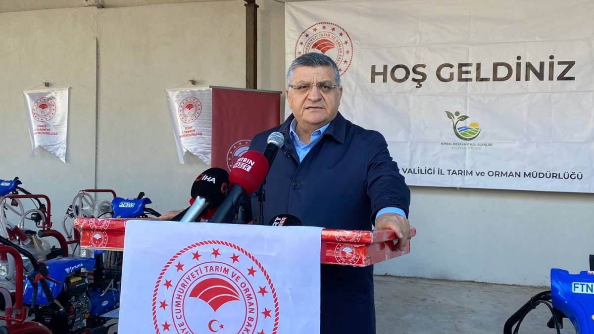 Sinop'ta kırsal kalkınmaya destek