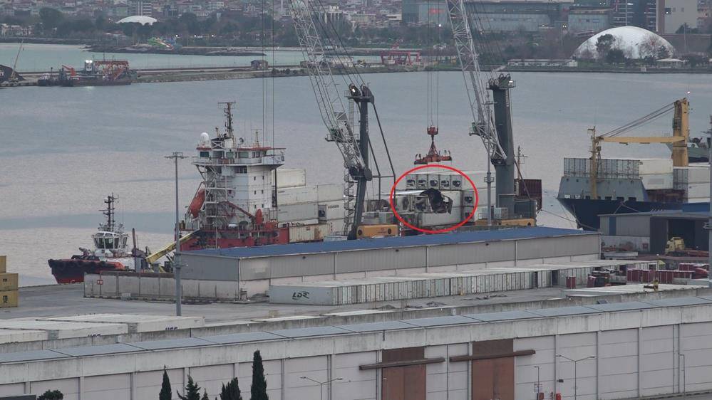 Karadeniz açıklarında Dron saldırısına uğramıştı! O gemi Samsun Limanı’na demirledi