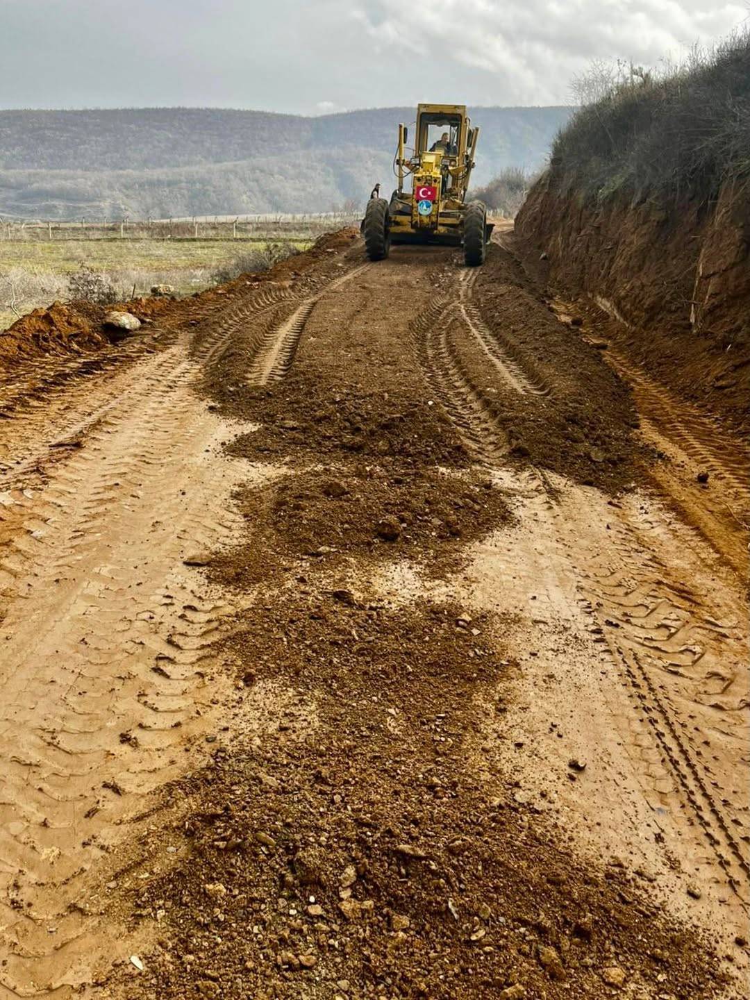 Sinop’ta köy yolları altyapıyla güçleniyor