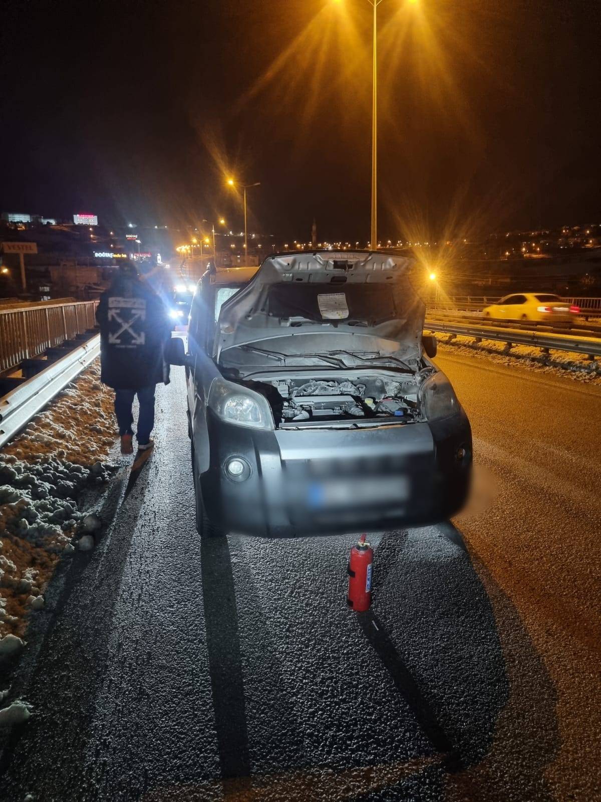 Sürücünün dikkati olası bir faciayı engelledi