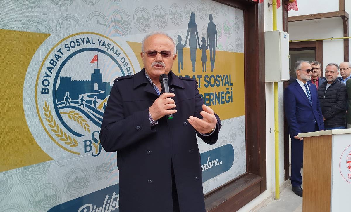 Boyabat'ta Sosyal Yaşam Derneği açıldı