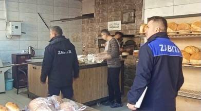 Zabıta ekipleri fırınları denetledi