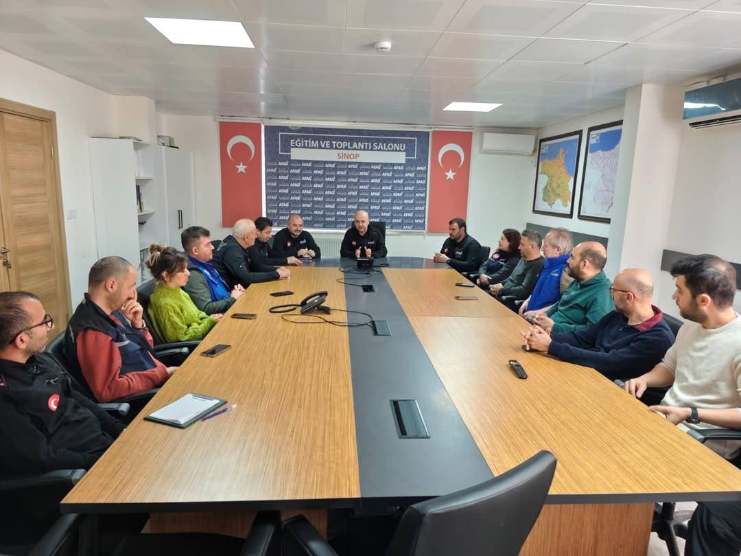 Sinop’ta risk azaltma çalışmaları değerlendirildi