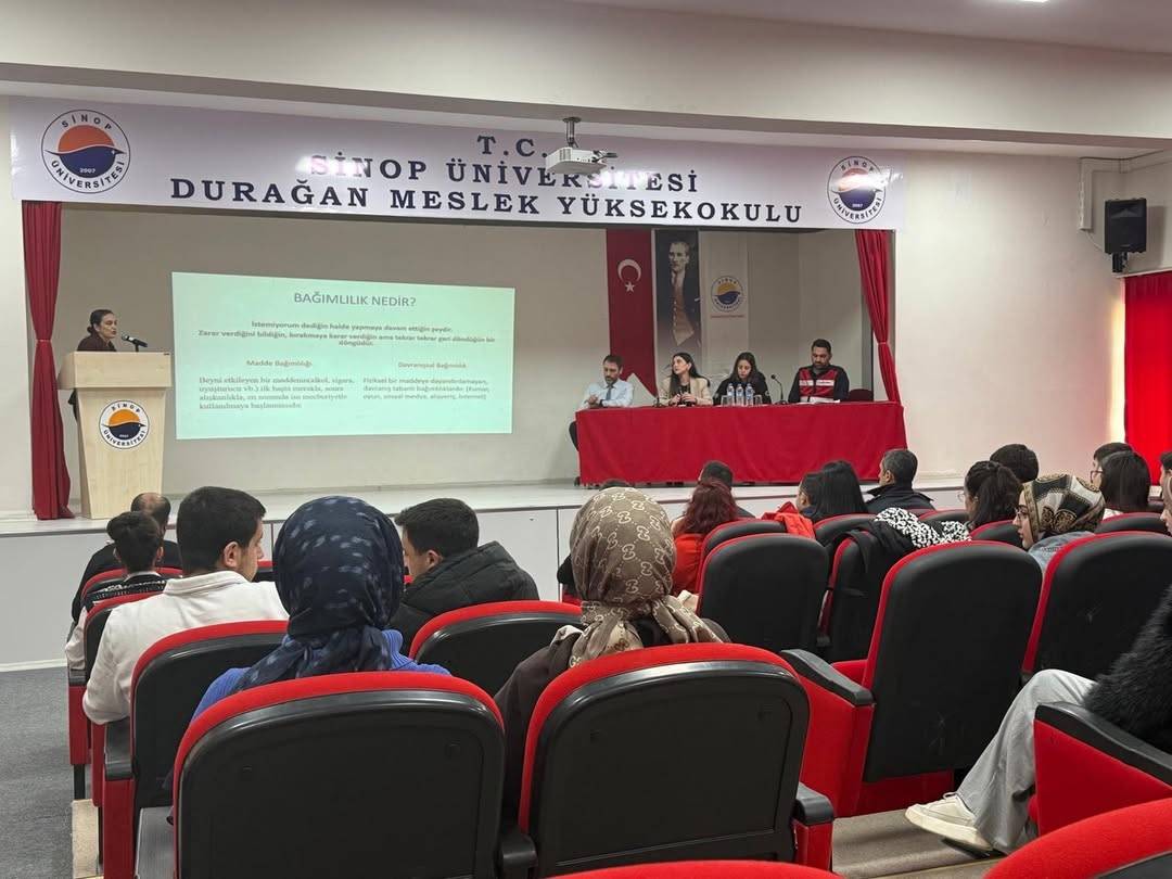 Durağan'da bağımlılığın sağlık ve güvenlik boyutu tartışıldı