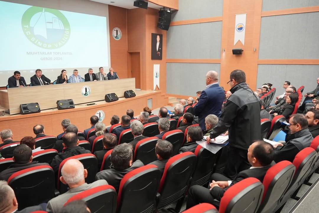 Gerze’de muhtarların talepleri masaya yatırıldı