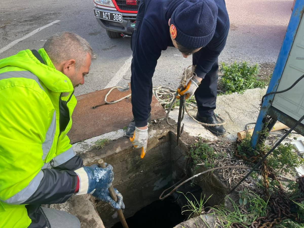 Sinop’ta itfaiyenin ‘can damarı’ için operasyon