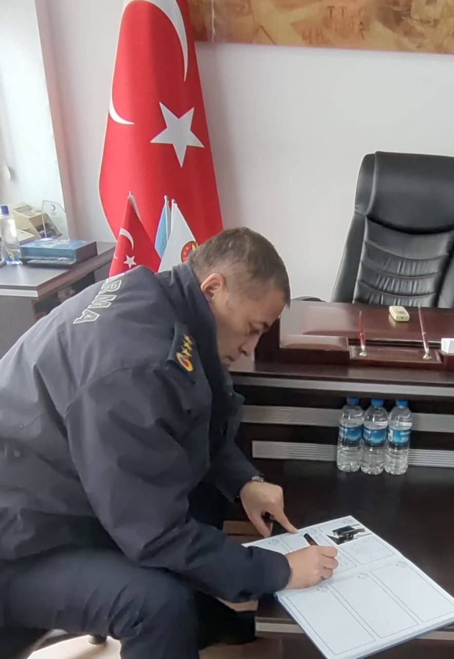 İl Jandarma komutanı Başaklıgil, THK yönetimiyle buluştu