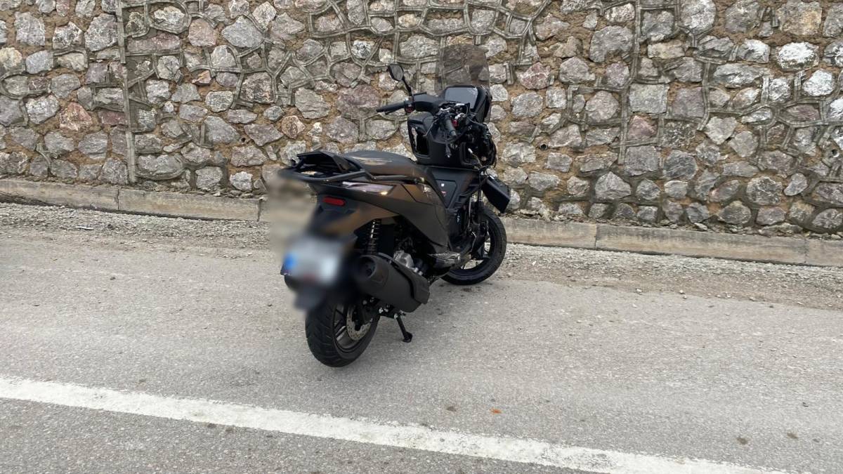 Sinop'ta motosiklet kamyona arkadan çarptı:1 yaralı
