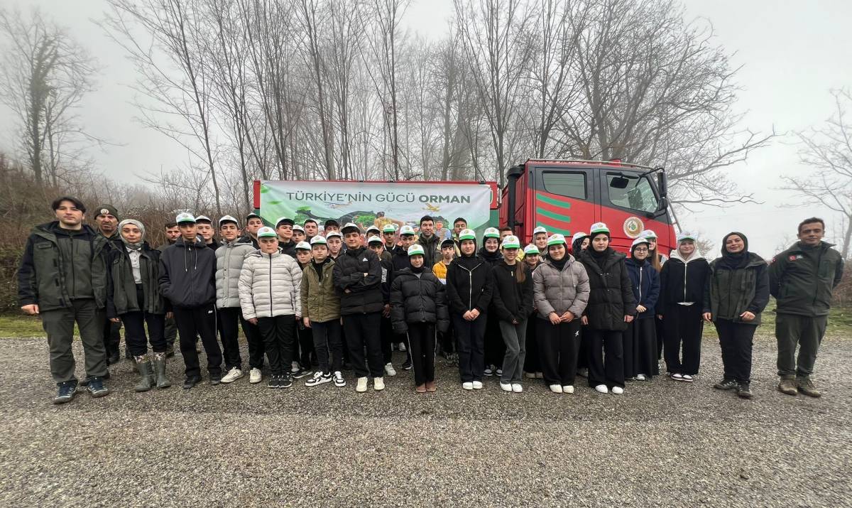 Türkeli'de fidanlar toprakla buluşturuldu