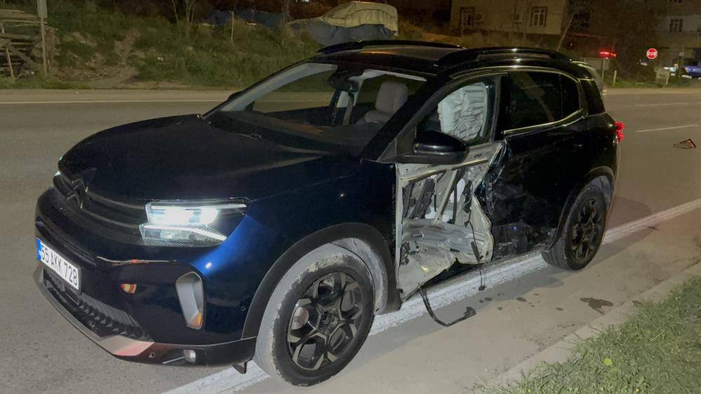 Aynı kavşakta 9 yıl sonra yine kaza yaptı: 2 yaralı