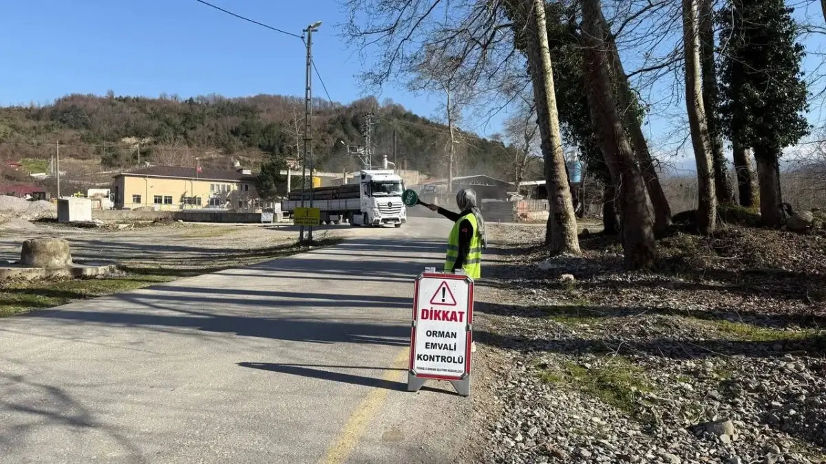 Türkeli’nde orman emvali taşıyan araçlara sıkı denetim