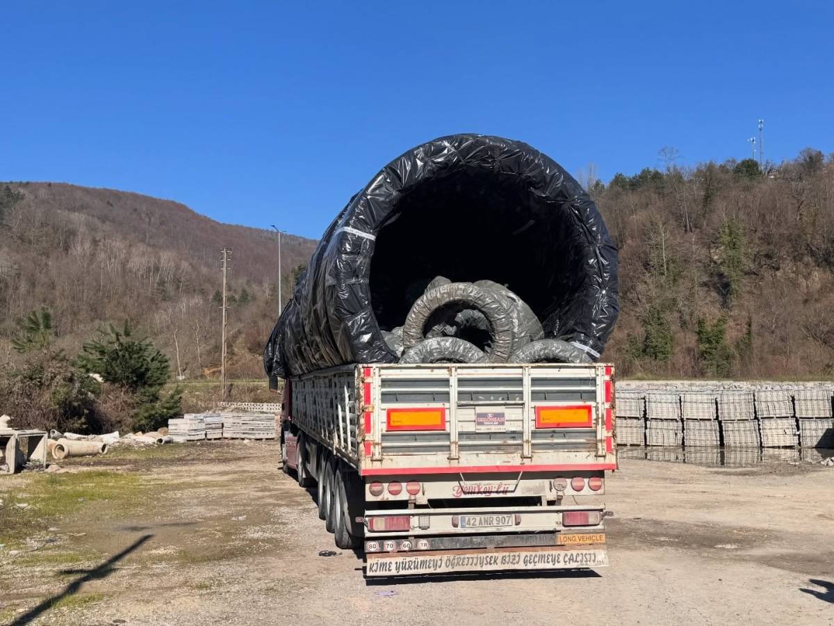 Erfelek'in doğal gaz hasreti bitiyor: İlk borular indi