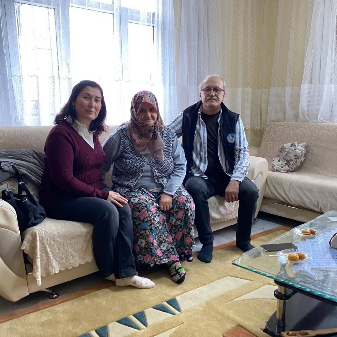 Sinop’ta şehit ailesine anlamlı bayram ziyareti