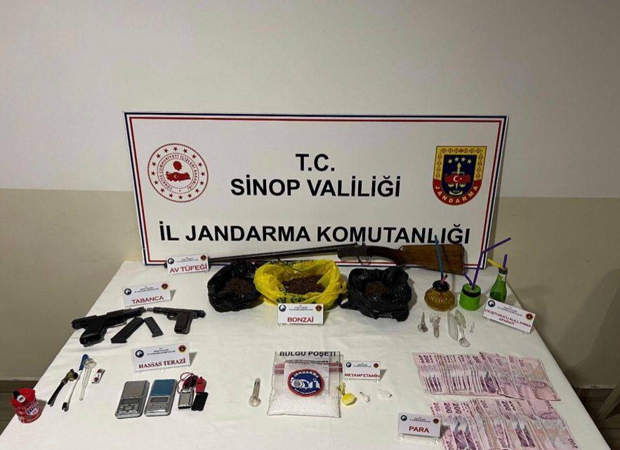 Sinop'ta uyuşturucu operasyonu: 2 tutuklama