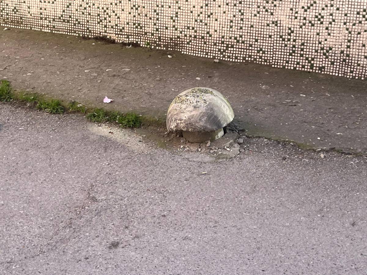 O beton dubalar her gün bir aracın 