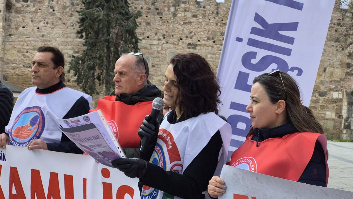 Sinop'ta Birleşik Kamu-İş'ten '8 Mart' yürüyüşü
