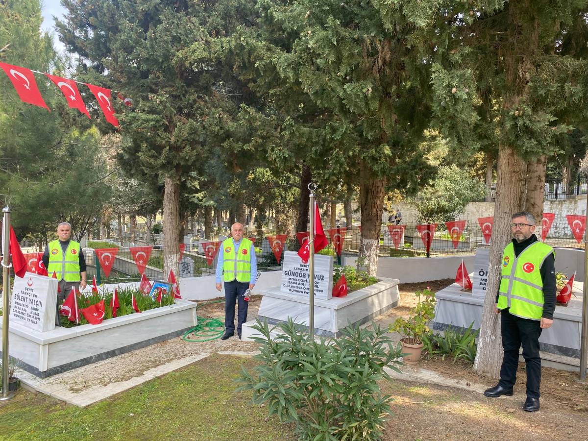 THK Sinop Şubesi’nden şehitlik ziyareti