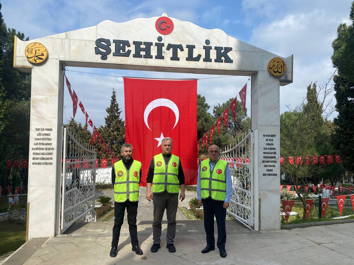 THK Sinop Şubesi’nden şehitlik ziyareti