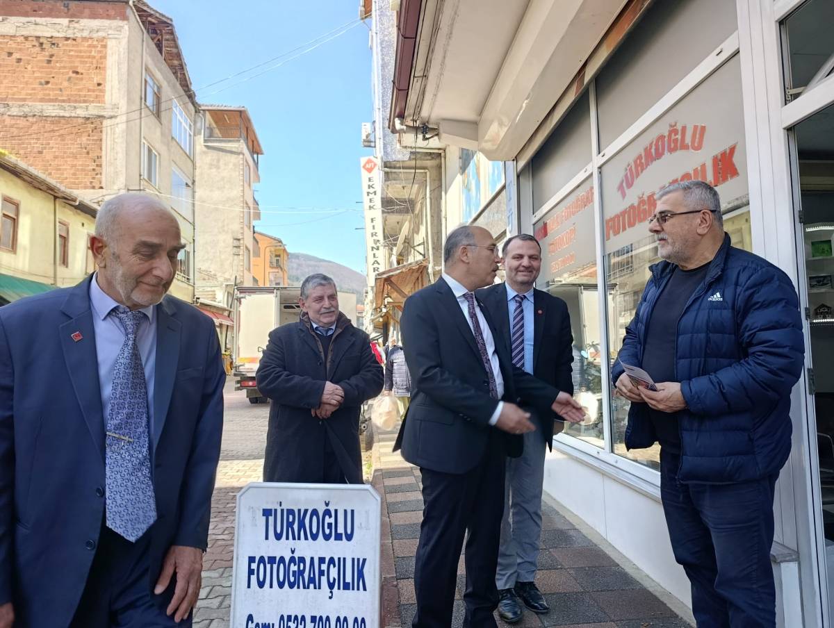 Saadet Partisi Erfelek Ve Gerze’de esnafın nabzını tuttu