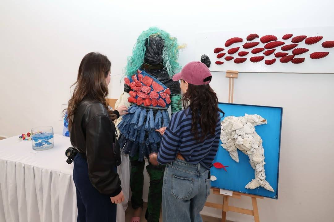 Sinop’ta deniz atıkları sanata dönüştü