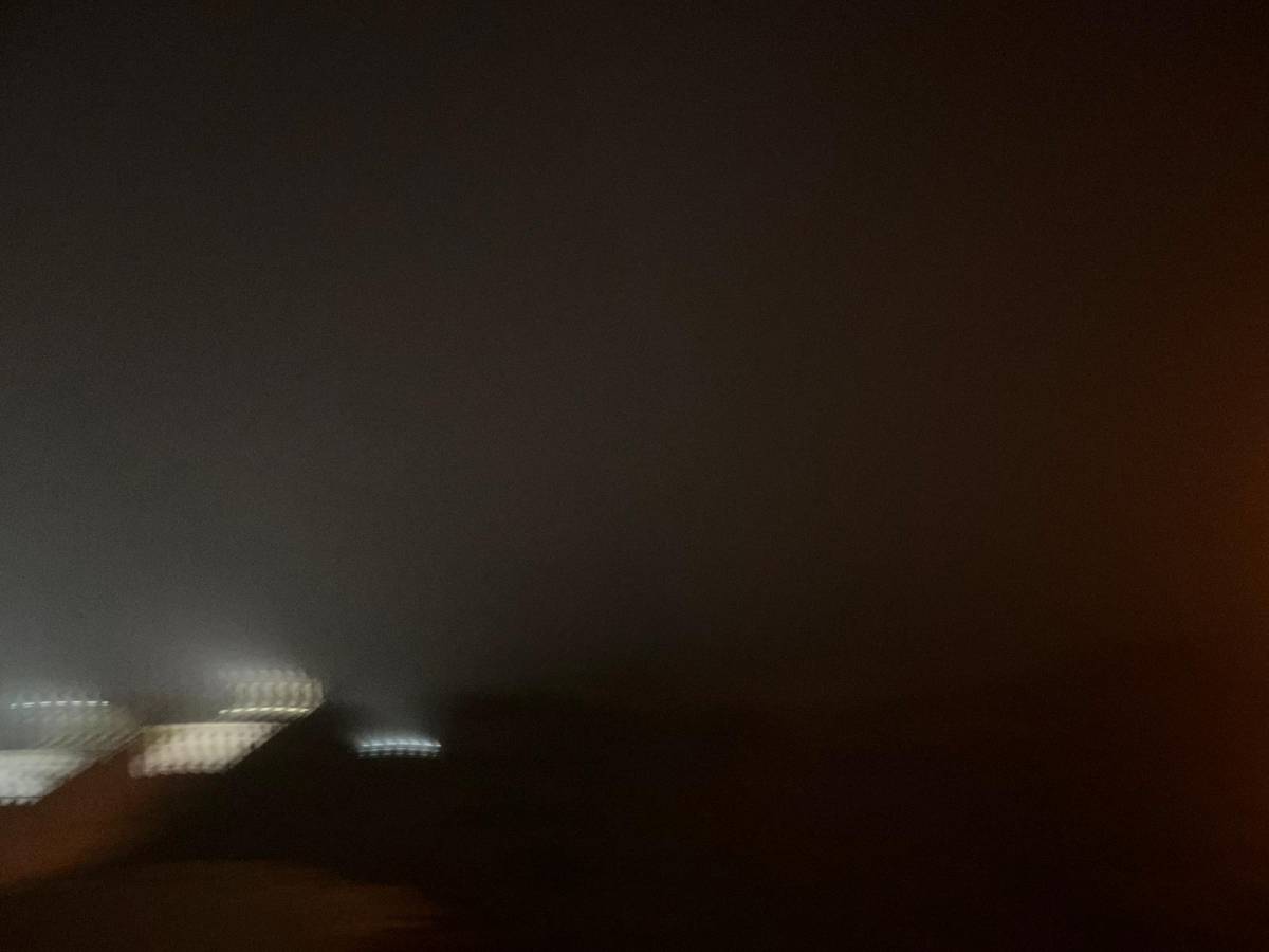 Şehir bir anda gözden kayboldu