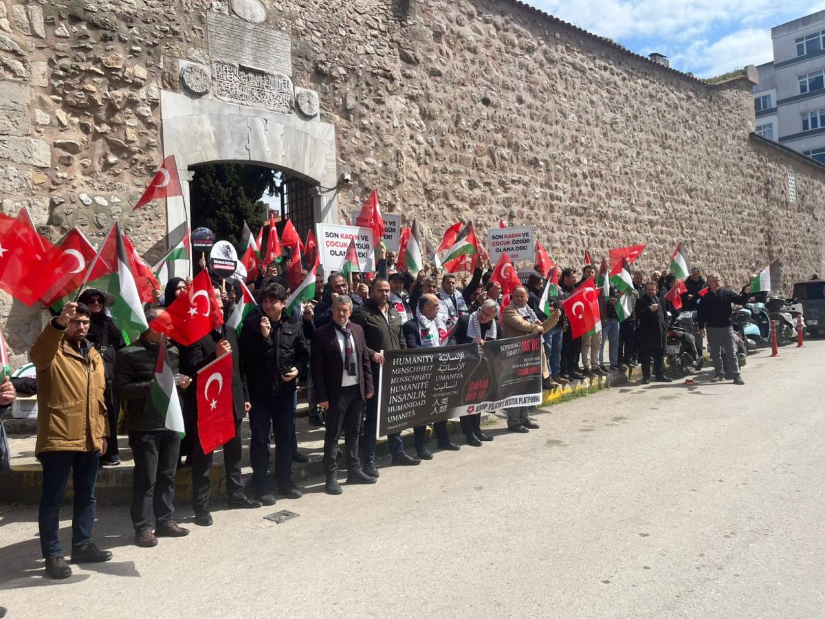 Sinop’ta İsrail’e