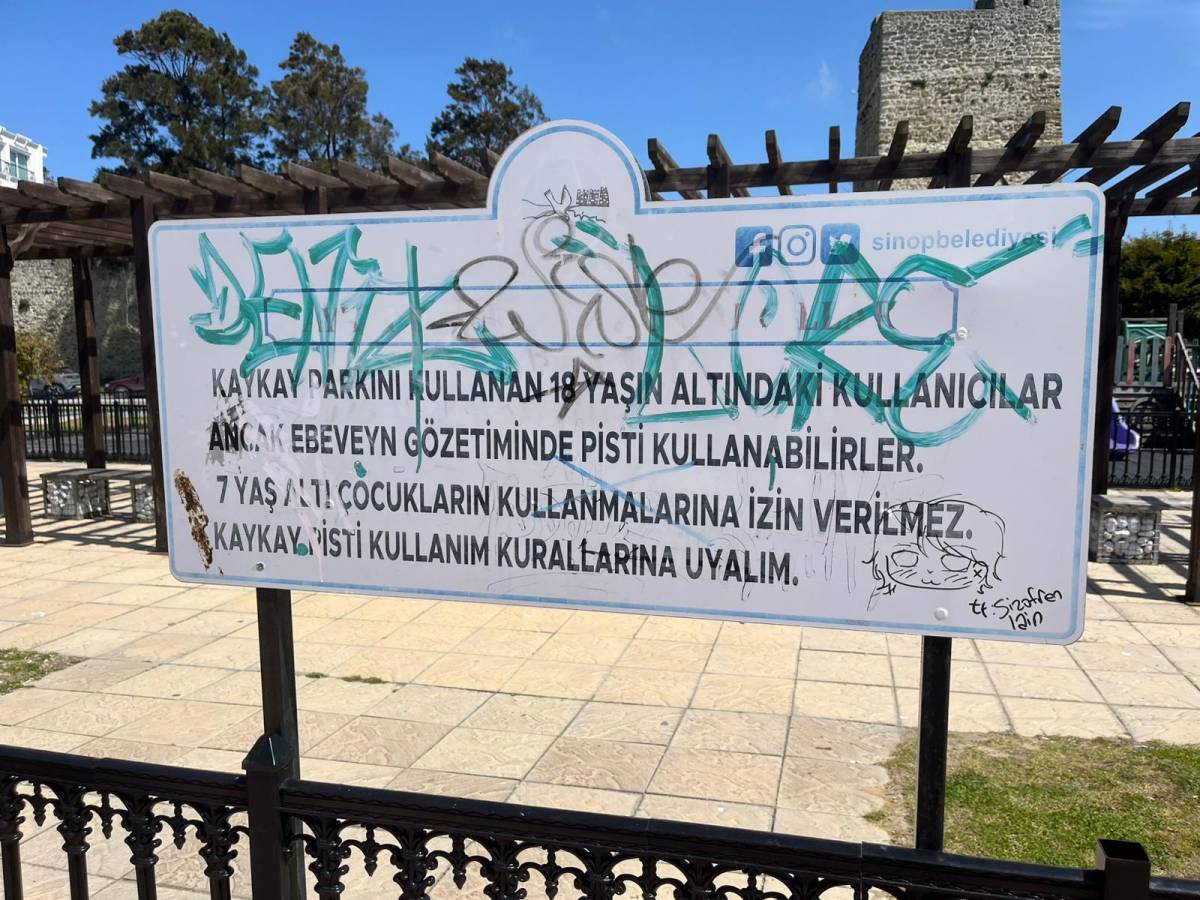 Kaykay parkı vandalizmin pençesinde