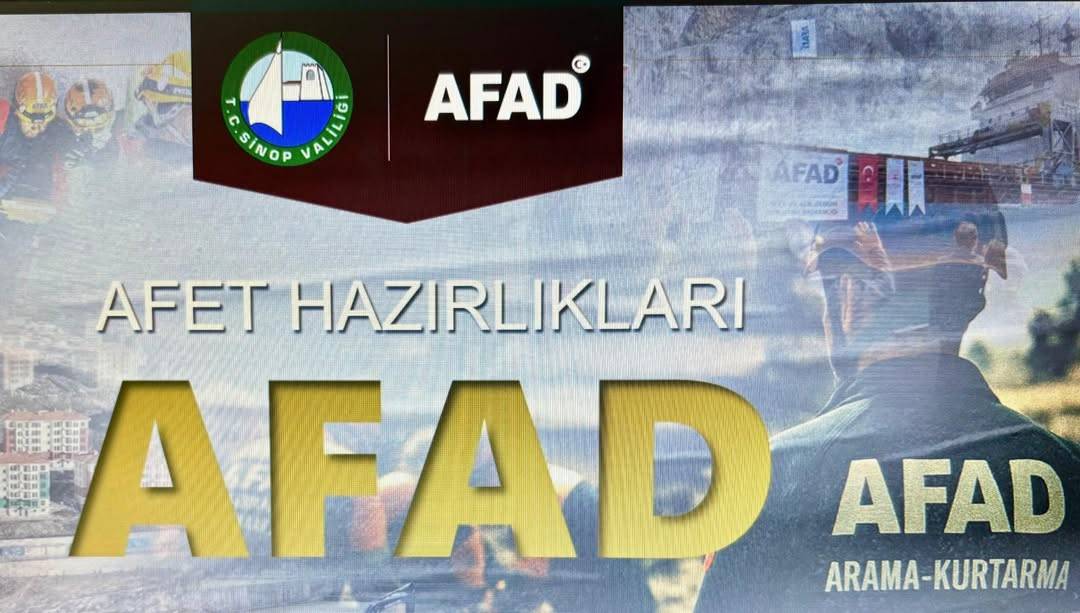 Sinop’ta afetlere karşı hazırlık toplantısı yapıldı